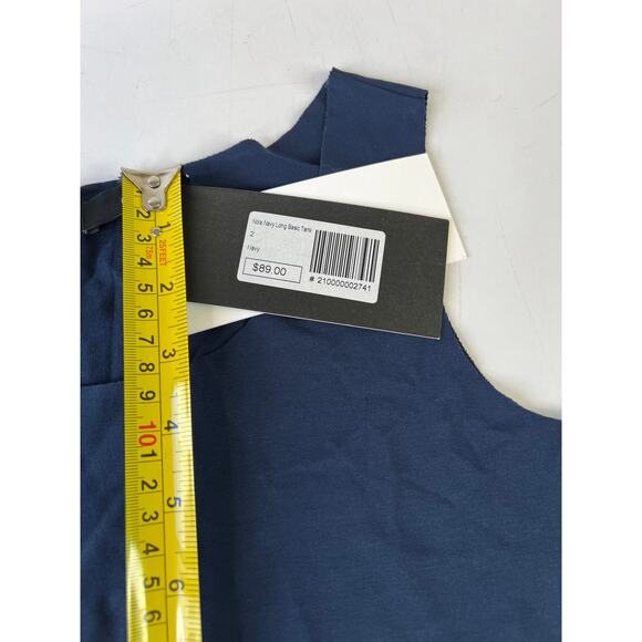 Designer RUTI Navy Nola Long Basic Tank Size 8 (Ruti Size 2) NWT - Picture 7 of 16